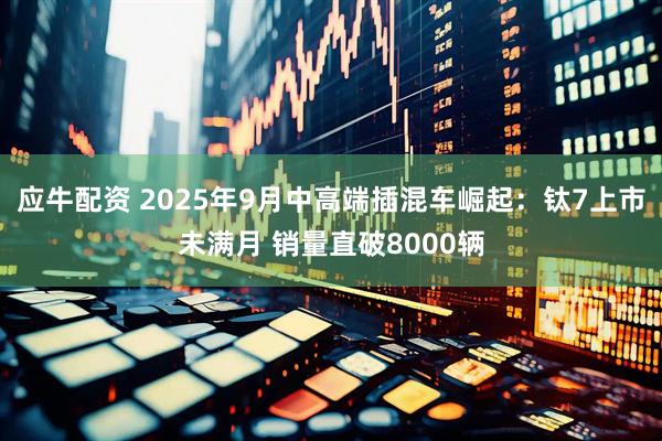 应牛配资 2025年9月中高端插混车崛起：钛7上市未满月 销量直破8000辆